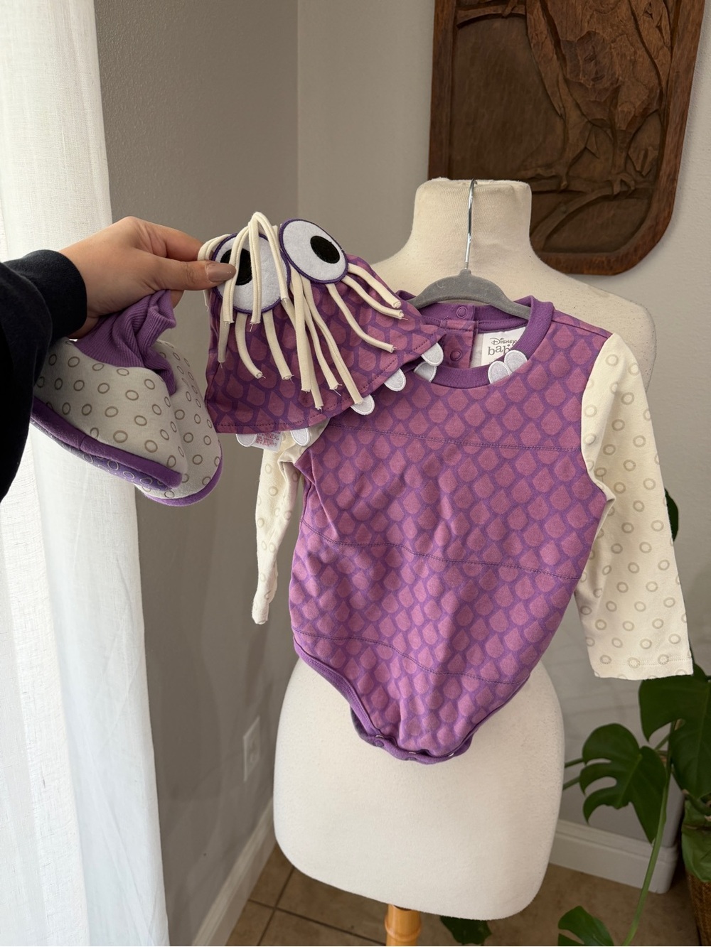 Disney Baby Monsters Inc Boo Costume Purple Monster 18-24M